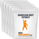 BulkSupplements.com Dandelion Wurzel-Extrakt-Pulver - Kräuter-Ergänzungen für Leber & Verdauungsunterstützung - Glutenfrei - 500mg pro Servierung, Paket von 5 (5 Kilogramm - 11 lbs)