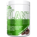 Évlution Nutrition Poudre de protéines végétales piquées, végétalienne, non-OGM, sans gluten, probiotiques, BCAA, fibre, complexe protéique végétale, 300G (chocolat naturel)