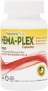 NaturesPlus Hema-Plex Iron - 60 Fast-Acting Kapseln - 85 mg Chelat Iron + Vitamin C & Bioflavonoids für gesunde rote Blutkörperchen - Vegan, Glutenfrei - 30 Portionen