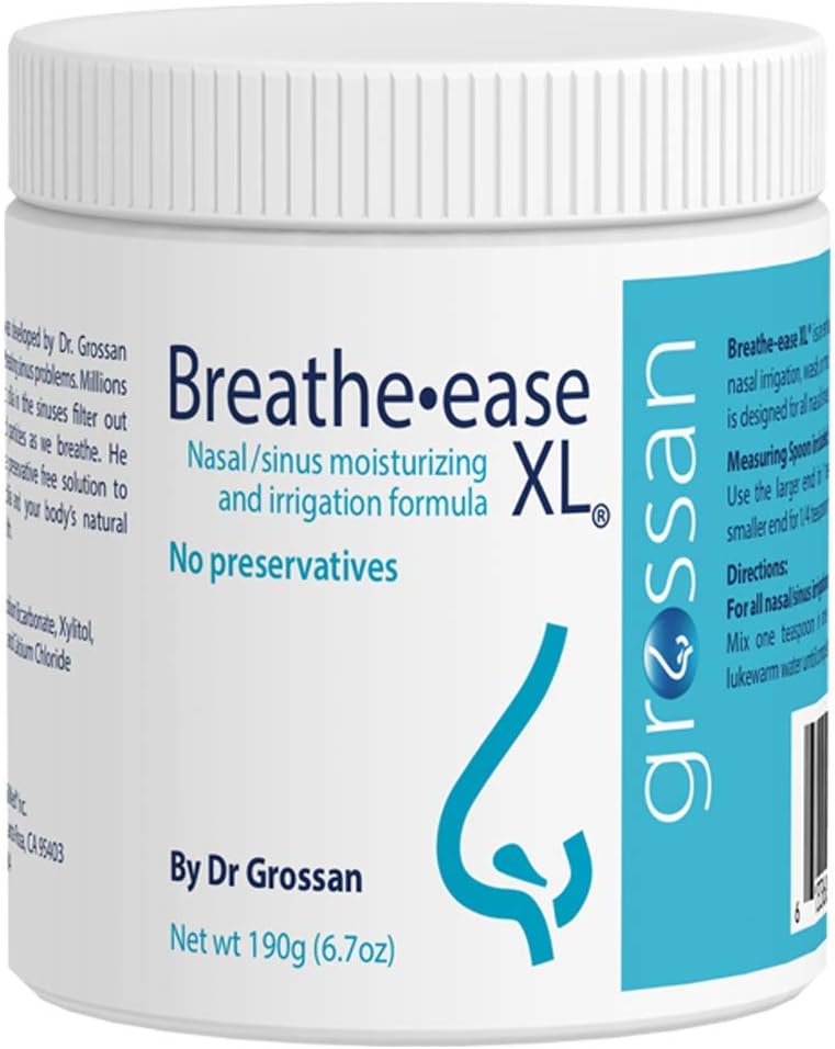 Breath-easeXL Nasal/Sinus Bewässerung Salz Jar