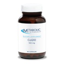 Maintenance métabolique CoQ10 Capsules - 100mg CoenzymeQ10 avec vitamine C - Antioxydant, Immune, Énergie + Support cardiovasculaire (60 Capsules)