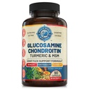 Advanced Joint Support Supplement mit Glucosamine Chondroitin MSM Turmeric Boswelia. Unterstützt Entzündungsreaktion, Entstörungsentlastung für Knie Hände Rücken & Gelenke. NSF Certified, USA Made. 90 Count