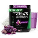 Supplément JYM Science Pre JYM Powder Pre Workout Candy pour hommes et femmes, BCAA, Nootropics, Creatine HCI, Citrulline, Beta-Alanine, Betaine, Taurine, Huperzine, 30 portions