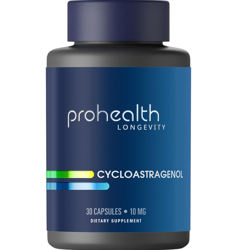 ProHealth Cycloastragenol Supplement, 10 mg pro Portion | Wissenschaftlich unterstützt, um Telomerlänge, DNA-Struktur und gesundes Altern zu unterstützen | Dritter Test auf Reinheit und Qualität