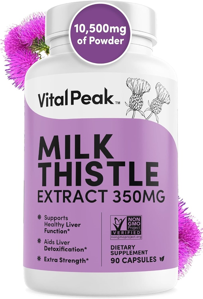 Capsules d'extrait de chardon de lait