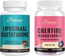 Liposomale Glutathione 1 Packung & Kreatin Monohydrate 1 Packung