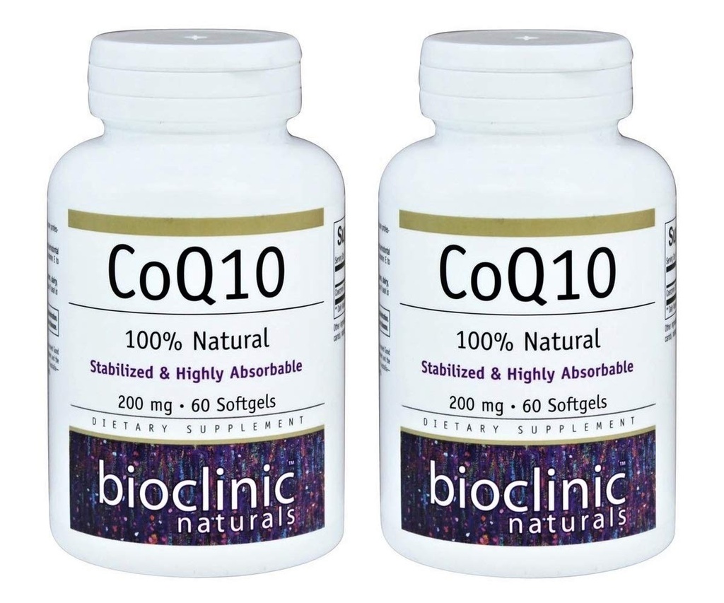 CoQ10 200mg 60 Softgels (Pack von 2)