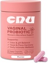 Ruolai Frauen Vaginal- pH Balance & Präbiotika mit Lactobacillus - Förderung gesunder Vaginal Flora & Vaginal Odor,60 Count