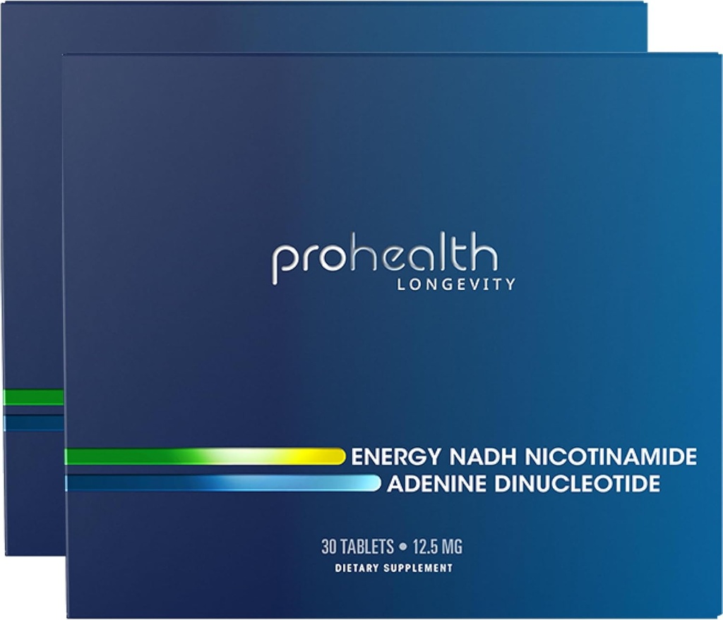 ProHealth Energy NADH Nicotinamid Adenin Dinukleotid (30 Tabletten, 12,5 mg) (2 Packung)