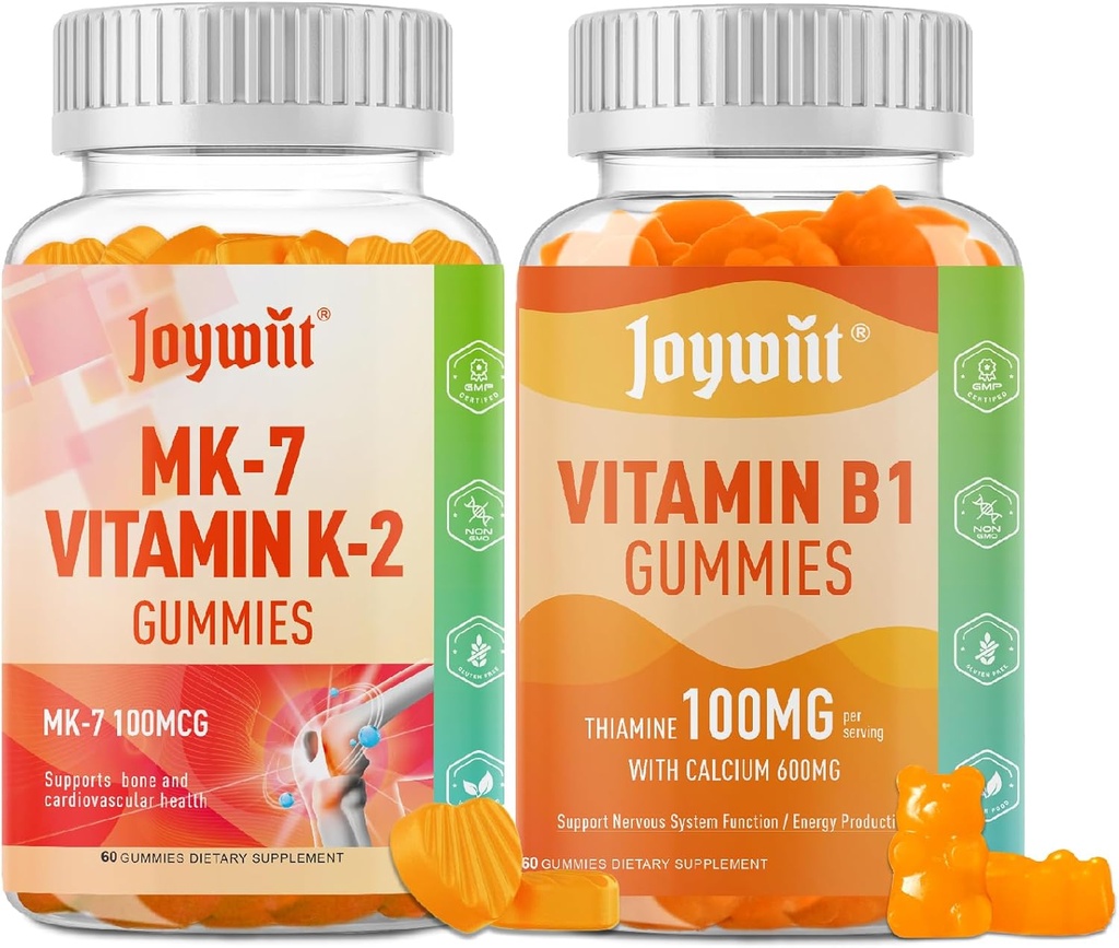 Vitamin B1 Gummi und Vitamin K2 MK7 Gummi