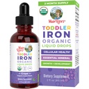 MaryRuth Bios Eisen Ergänzung für Kleinkinder | Flüssige Eisen Ergänzung für Kinder Alter 1-3 | Eisen Ergänzung für Eisenmangel | Ferrochel | Zucker Free | Vegan | Non-GMO | Glutenfrei | 2 Fl Oz