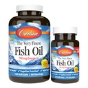 Carlson - Das sehr feinste Fischöl, 700 mg Omega-3s, Norwegisch, Sustainable Sourced, Lemon, 150 Count