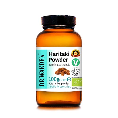 DR WAKDE's Organic Haritaki Powder (Hirda) Terminalia chebula) - 100 g (3.5 oz)