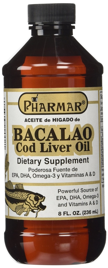 Pharmark Aceite De Higado De Bacalao Huile de foie de morue (8 once)