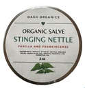 DASH ORGANICS Organic Sting Nettle Salve | Vanille & Frankincense Duftende | 2oz Kräuterbalsam