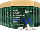 NAD Supplement, NAD Nicotinamid Riboside 900 Mg für Männer und Frauen, Liposomal NAD+ Ergänzung mit Nicotinamid Riboside, Resveratrol & Quercetin, Energy, Boost NAD+, 900 Kapseln