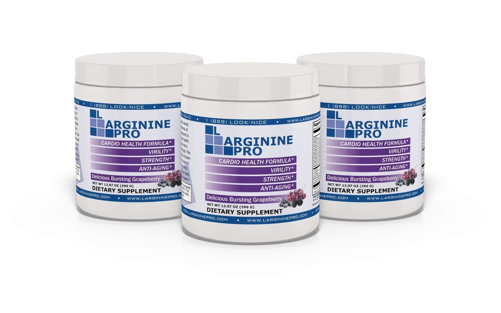 L-ARGININE PRO | 5.500mg L-Arginin Plus L-Citrulline 1100mg Pulver-Getränk-Misch-Ergänzung für erhöhte Stickoxid-Produktion