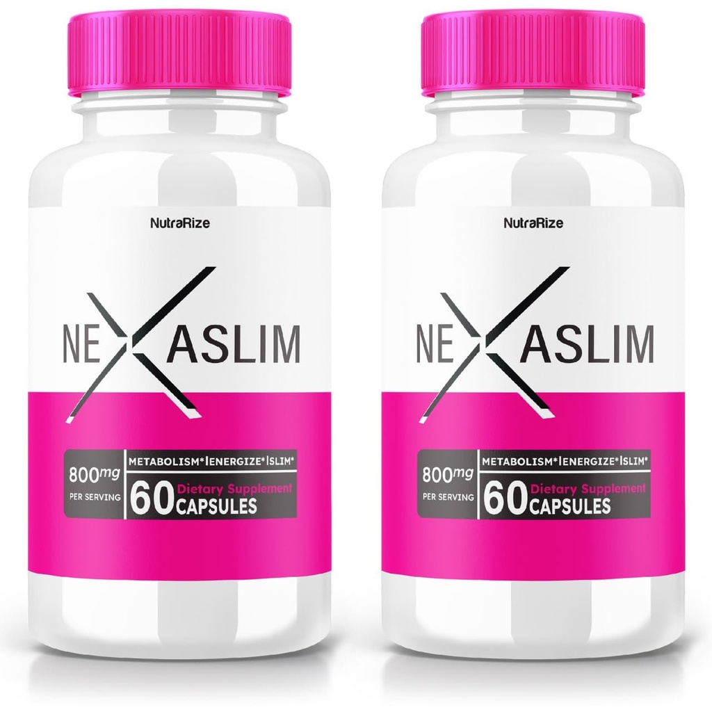 (2 Pack) Nexaslim Capsule, Nexaslim Metabolism Booster Formel, Nahrungsergänzung für erweiterte Gewichtsverlust, maximale Stärke All-Natural Pillen für Targeting Belly Fat, Nexa Slim Review (120 Kapseln)