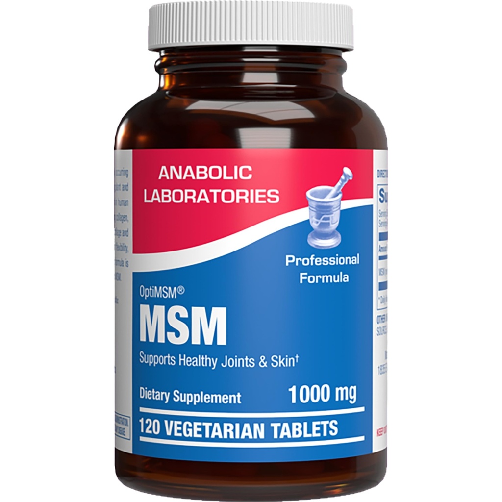 Methylsulfonylmethan MSM Supplement 1000mg - High Strength Soft Tissue & Joint Support Supplement mit MSM von OptiMSM - Vegetarian Non-GMO & Made in USA in cGMP Einrichtungen - 60 Servietten