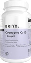 CoenzymeQ10 + Omega 3-150 mg Omega 3 + 100 mg Omega 3 mit Lycopin und Selen für Herzgesundheit, Zelluläre Energie, Antioxidans Unterstützung