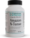 Rainforest Pharmacy N-Tense Soursop Graviola Kapseln 500mg | Wildcrafted Graviola Plus 7 Rainforest Kräuter zur Unterstützung normaler zellulärer Gesundheit| 120 vegetarische Kapseln
