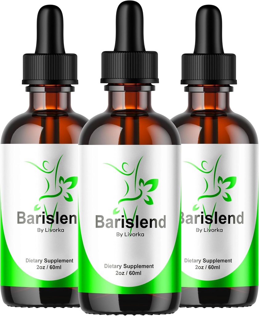 (3 Pack) Barislend Drops, Barislend Liquid, Offizielle Barislend Liquid Drops, Barislends Advanced Liquid Drop Formula, Barislend Drop Supplement Premium Liquid Supplement Support, 3 Flaschen für 3 Monate