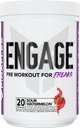 FINAFLEX Engager la préentraînement, la pastèque aigre - Train plus dur, plus long et plus fort - Comprend la créatine, la bêta-alanine, Alpha GPC, Citrulline et caféine - 20 portions