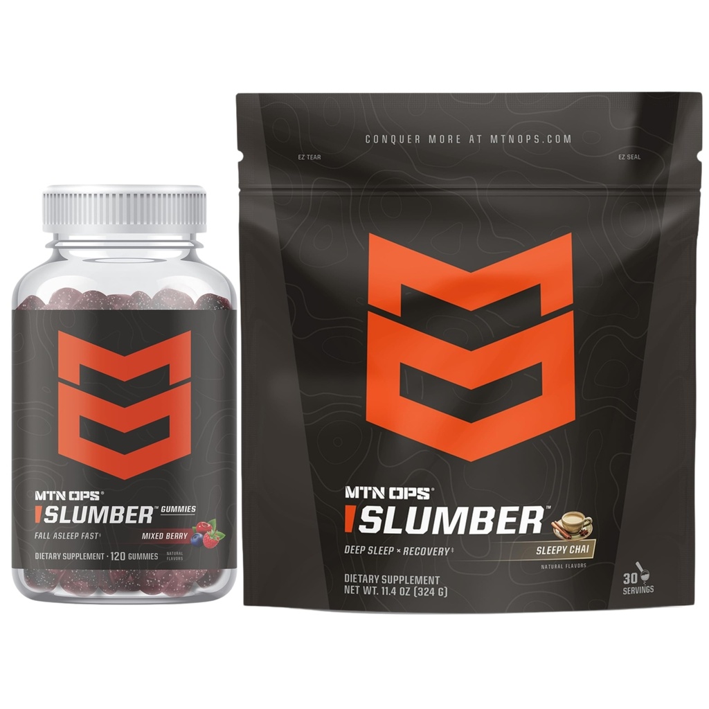 MTN OPS Slumber Gummis + Slumber Sleepy Chai Bundle