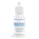 Biotics Research Bio K Mulsion Liquid Vitamin K Tropfen - 500 mcg/S - Vitamin K1 Phytonadione für Erwachsene - VIT K Supplement - Starke Knochen, Herzgesundheit, Blut Clotting Support, 1 fl oz