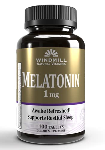 Moulin à vent Melatonine 1 Mg Tabs 100's Moulin à vent