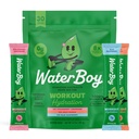 Waterboy entraînement Hydratation $ 2,960mg sans sucre électrolyte en poudre Packets $ L-glutamine + vitamines $ Pas de sucre, tout naturel, sans gluten (Variété)