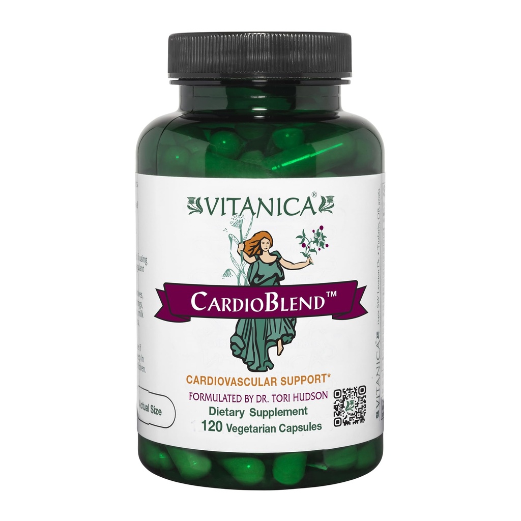 Vitanica, CardioBlend, Herz-Kreislauf-Unterstützung, Vegan, 120 Kapseln