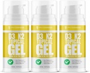 Vitamine D3 K2 Gel topique de résistance maximale - 15000+ UI par pompe - La vitamine Sunshine - soutient la santé osseuse et articulaire, le soutien immunitaire - un mois d'approvisionnement