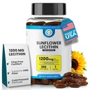Sonnenblume Lecithin 1200 mg, Milchfluss, Soja-Frei & Non-GMO-Unterstützung für stillende Mütter Entsperrt gekämmte Milch Ducts, Gehirn, Nerve & Liver Gesundheit, Phospholipid-Rich für Mutter 100 Softgel