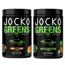 Jocko Fuel Greens Powder Bundle - Greens & Superfood Powder for Healthy Green Juice - Keto Friendly with Spiruline, Chlorella, Enzymes digestifs et probiotiques - 60 portions