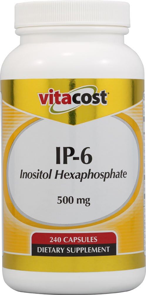 Vitacost IP-6 Inositol Hexaphosphate - 500 mg - 240 gélules
