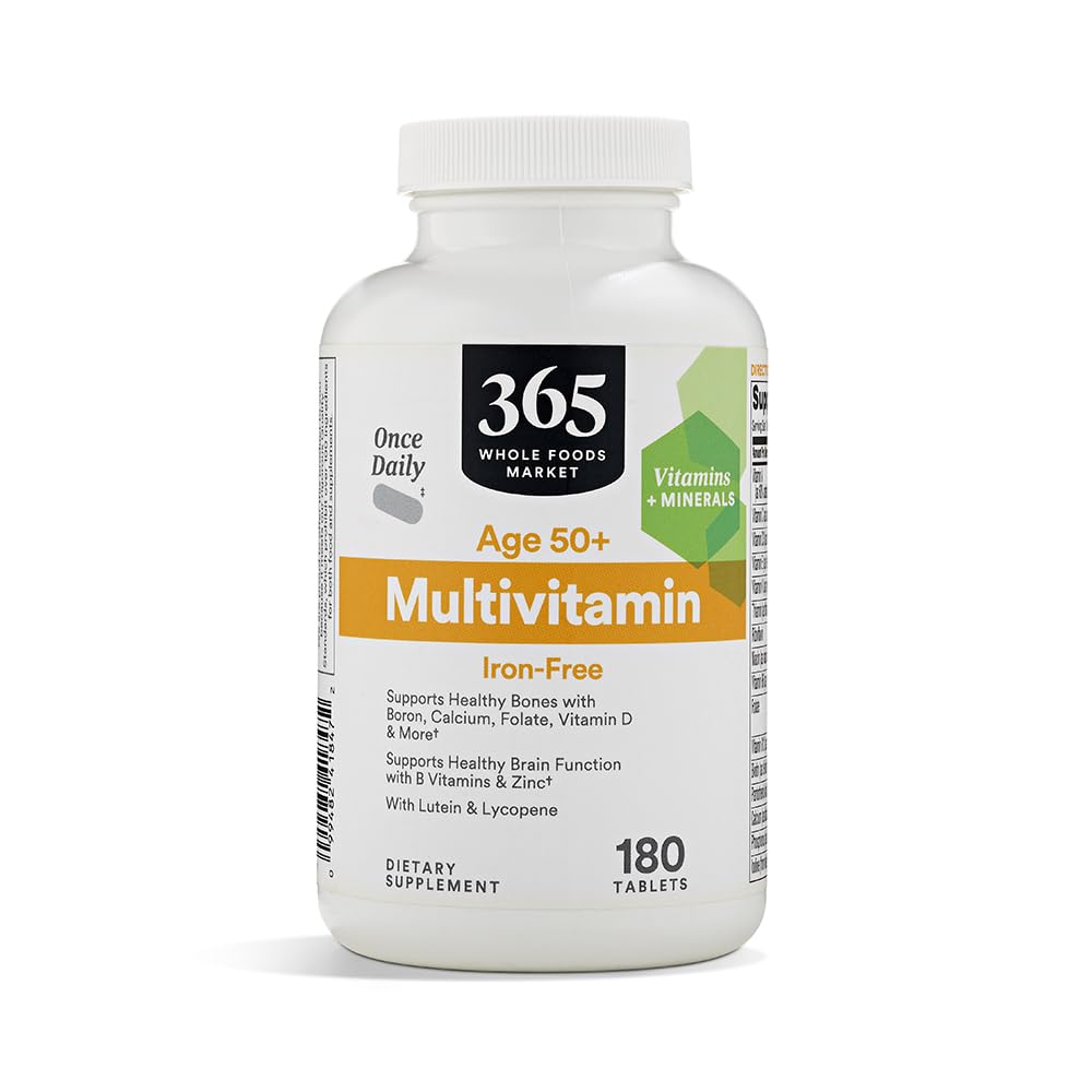 365 par le marché des aliments entiers, adulte mature une fois par jour multi, 180 compte