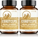 HPD Rx Premium Organic Cordyceps Extrait de champignons Supplément de performance pour l'énergie, l'endurance et l'immunité