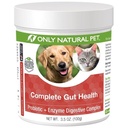 Nur natürliches Pet Complete Gut Health Complex - Probiotics & Digestive Enzym Ergänzung für Hunde & Katzen - Fördert gesunde Verdauung, Immunsystem, Nährstoffabsorption - Made in USA -3.5oz Pulver