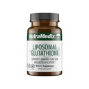 NutraMedix Supplément de glutathion liposomique - L de glutathion pour détox complet, nettoyage et soutien immunitaire - formulé pour l'absorption optimale - Soy, lait et sans gluten (60 capsules)