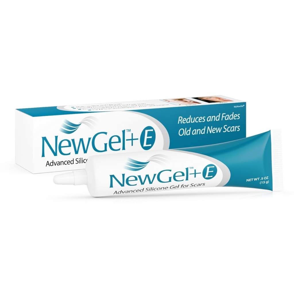Advanced High-Potency Silicone Scar Gel mit Vitamin E für alte, neue Narben, Chirurgie, Keloide, Burns und Gesichts-Blemish Scars, NewGel Plus von MyNewGel (15 Gramm) - 0.50 Unze