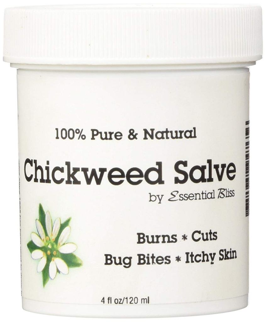 Salve 4OZ * 100% Pure * Tout naturel biologique Pas d'additifs * Crème anti démangeaison apaisante * Fournit un soulagement de la peau sèche