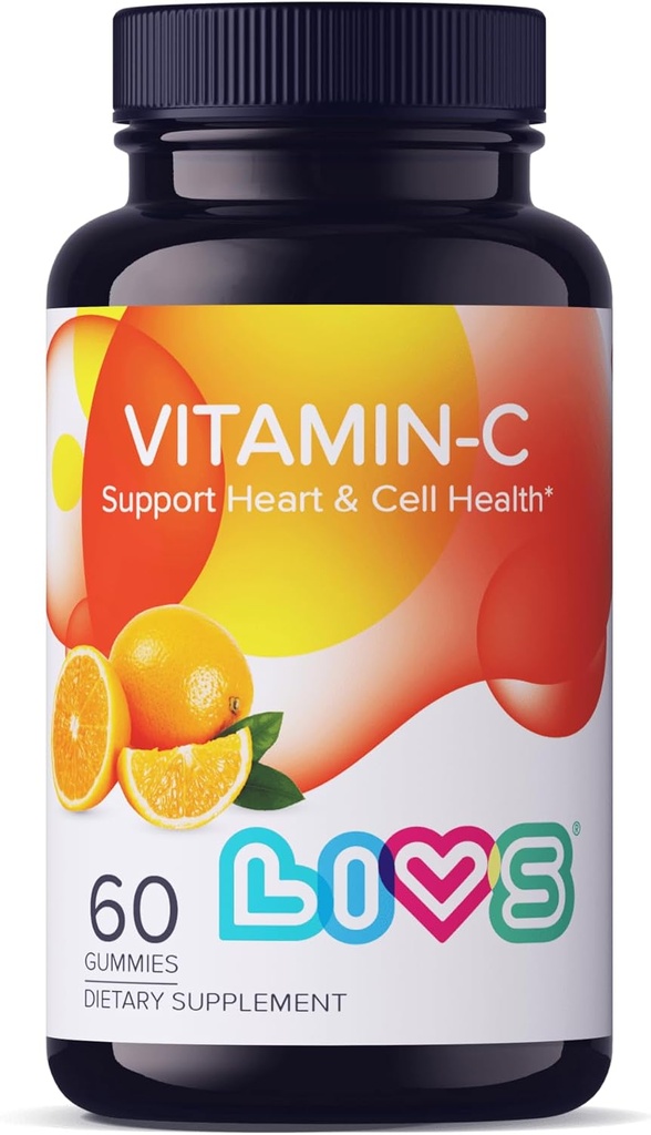 LIVS Vitamine C 250mg Gommies pour les enfants et les adultes.