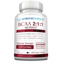 Science approuvée BCAA Supplément - 60 comprimés - 2400mg - Augmenter la performance et améliorer le développement musculaire - L-Leucine, L-Isoleucine, L-Valine - Fabriqué aux États-Unis, Non-OGM