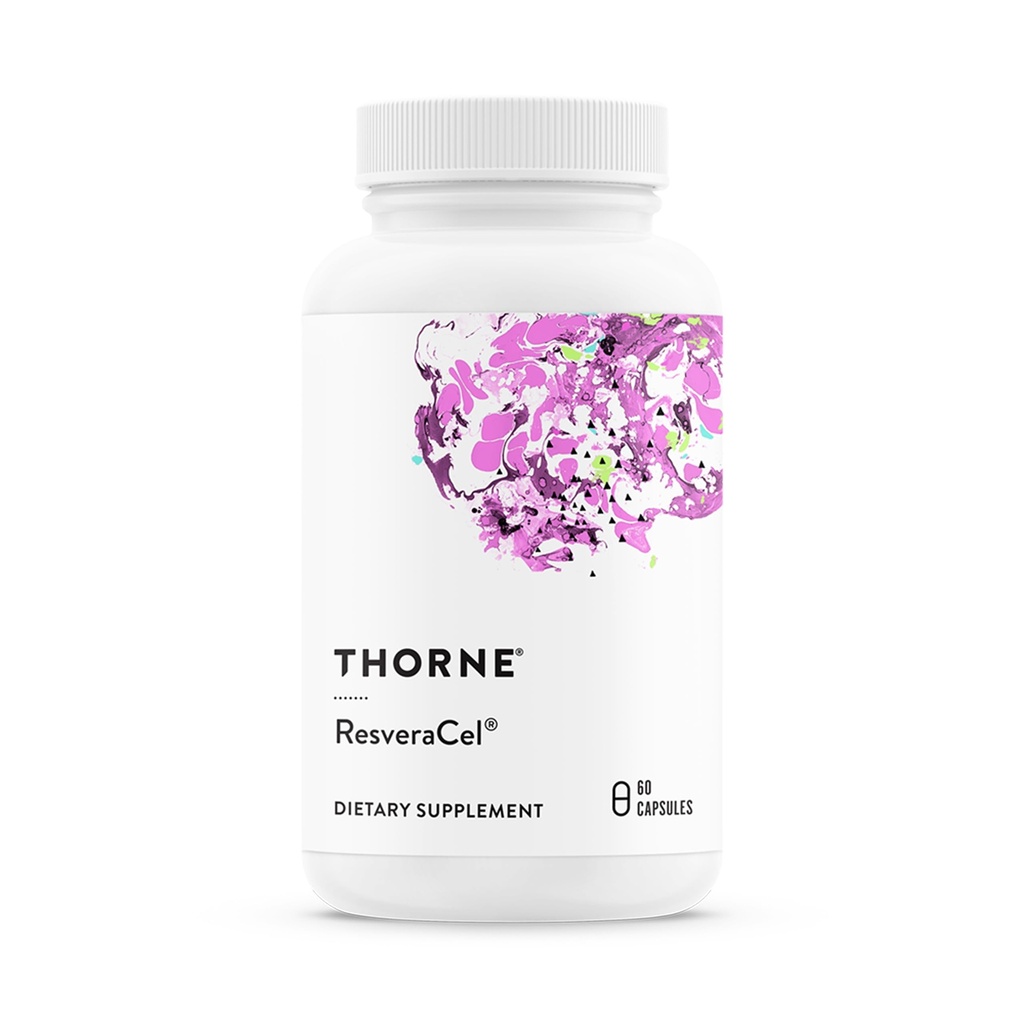 THORNE - ResveraCel - Nicotinamide Riboside avec Quercetin Phytosome et resvératrol - Soutenir le vieillissement en santé, la méthylation, la production d'énergie cellulaire et le métabolisme* - 30 portions