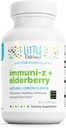 DAVINCI Little Immuni-z + Elderberry - Kids Zinc Lozenge zur Unterstützung von Immun-Gesundheit, gesünder Lunge- und Throat-Tissue* - mit Vitamin D3, Zink, Elderberry und mehr - Lemon Flavor - 60 Lozenges