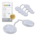Filtres à Nez O2 avec Filtration 3M - Filtres à Nez pour Allergies - Filtre à Nasal pour Allergies - Masque à Poussière, Filtre à Fumée et Allergie (Trial Size, Pack de 4)
