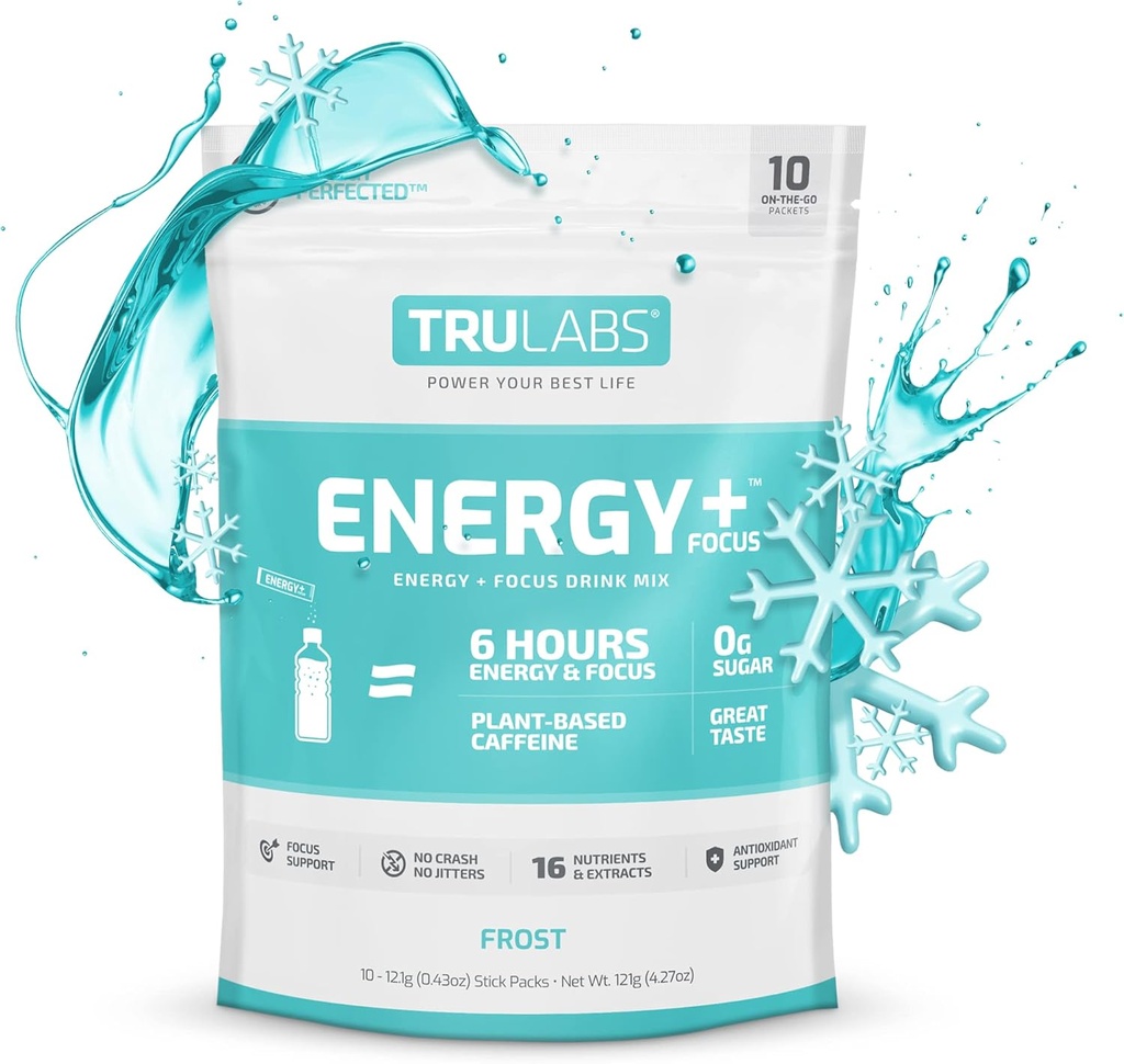 TRULABS Endurance Energy + Fokus, Pulvergetränk Mix, Frost