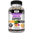 Kaya Naturals Elderberry Immununterstützung mit Zink und Vitamin C für Erwachsene, Probiotics & Turmeric 1000mg Immunsystem Booster Sambucus Elderberry Capsules - 180 Count