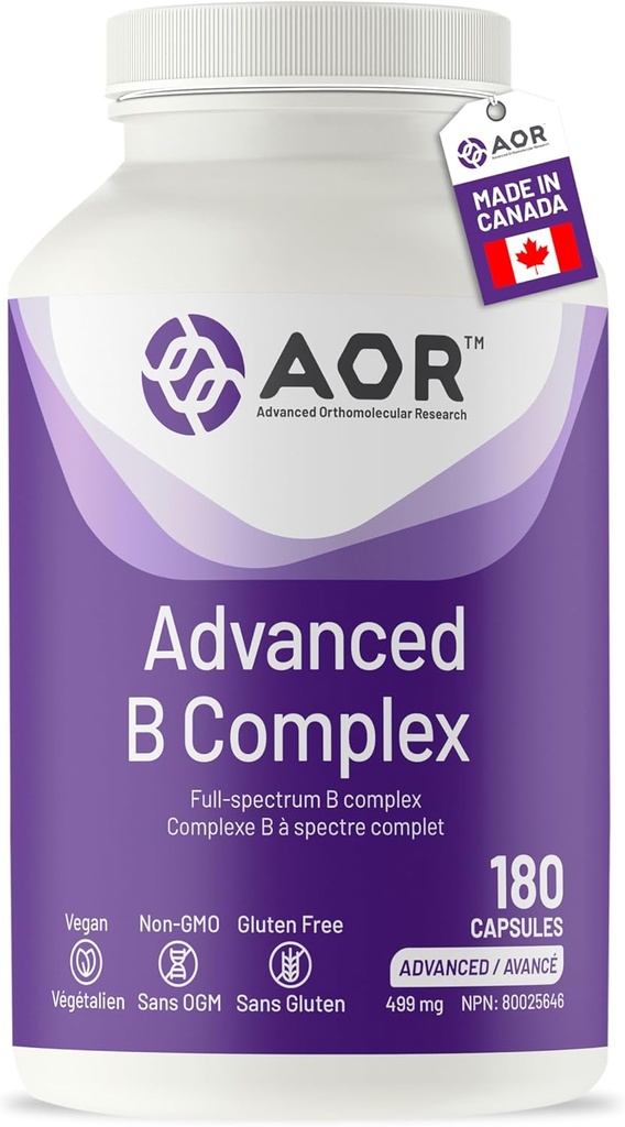 AOR SPO Aor Advan.B Complex Cap, 180 EA